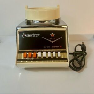 Vintage Osterizer Imperial Cycle Blend 8 Blender Base Only